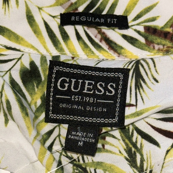 GUESS Palm Tree dress shirt - Picture 2 of 5